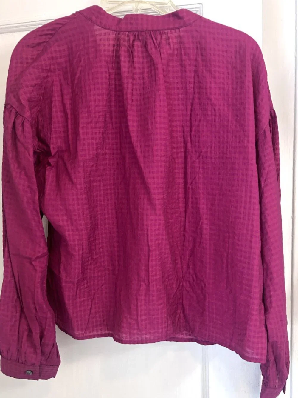 NWT Banana Republic Jacquard Puff Sleeve, SZ L